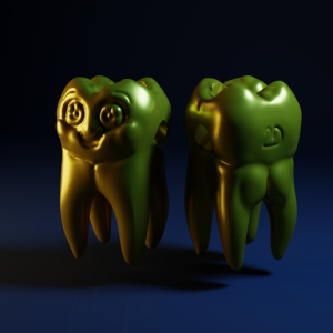 TOOTH - Small tooth key ring